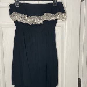 Black Strapless Dress